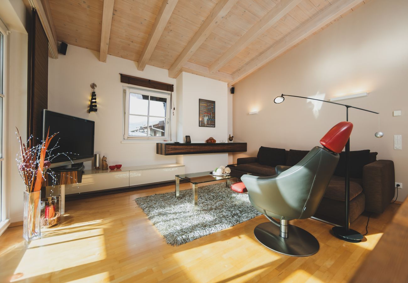 Apartment in Kaprun - Ski & Golf Suite 25: balcony, Maiskogel View