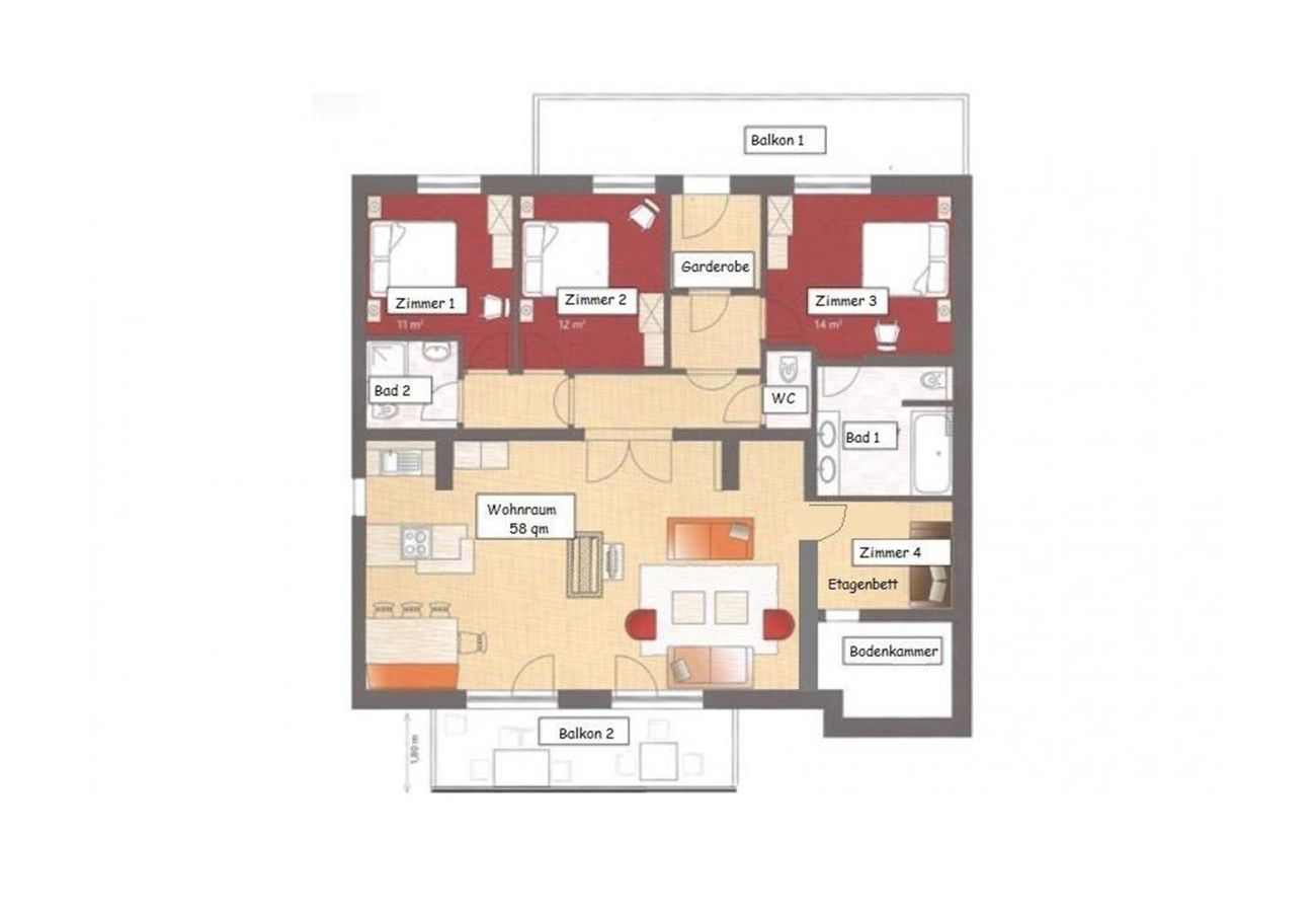 Ferienwohnung in Kaprun - Finest Penthouse All Seasons Lodge Kaprun