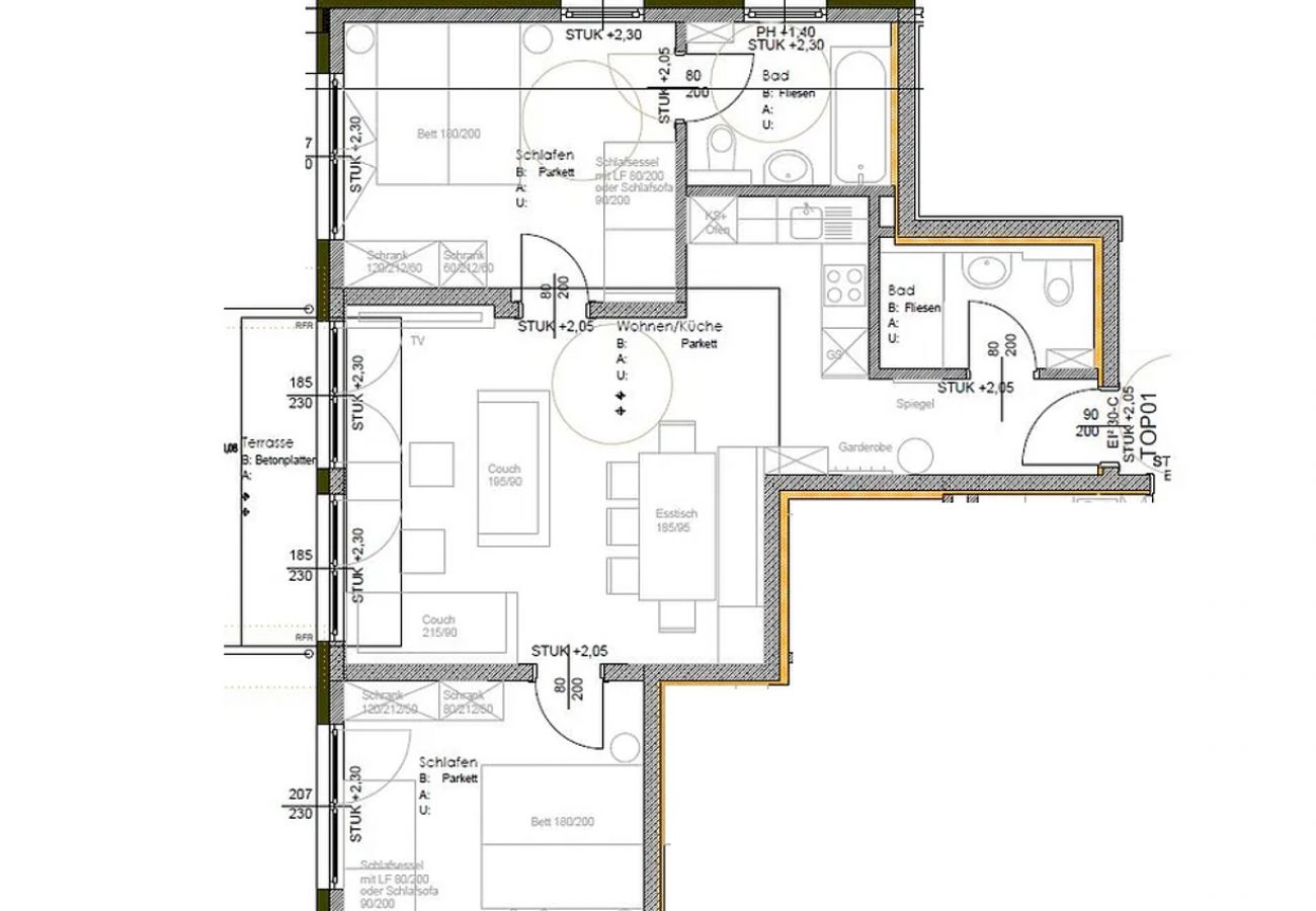 Ferienwohnung in Kaprun - Falken Suites ONE with garden