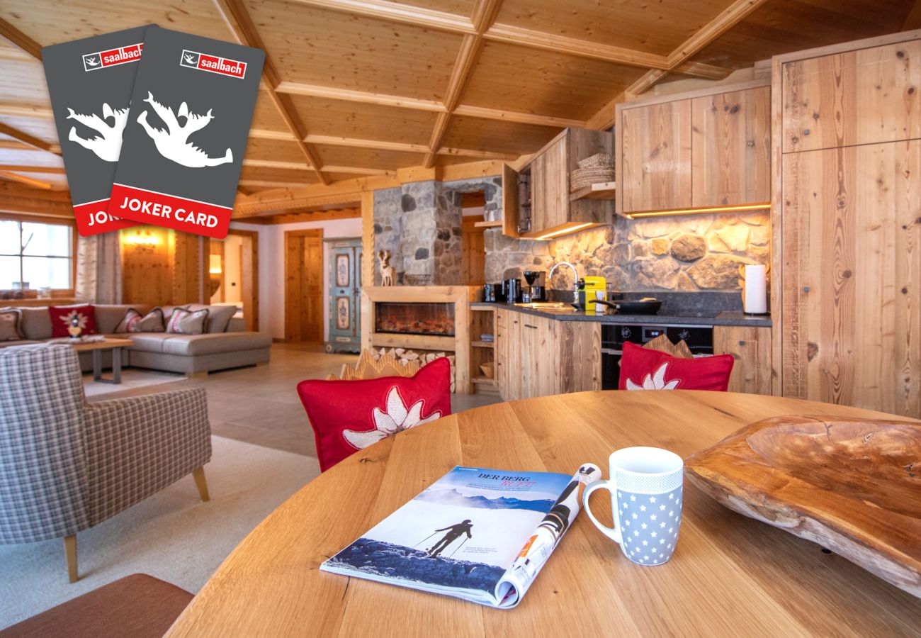 Ferienwohnung in Saalbach - Landhaus Simone - Alpenfeuer / Joker Card
